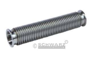 Flexibler Edelstahlschlauch (304) Für Luftkompressor – 30,5 Cm Lang, NPT-Gewinde, Bis 800°C Hitzebeständig, Vibrationsdämpfend